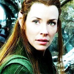 goodoldmoon:Tauriel in “The Hobbit: Battle of the Five Armies”