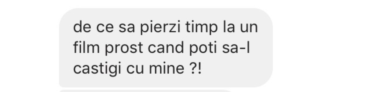 Totul sau nimic!