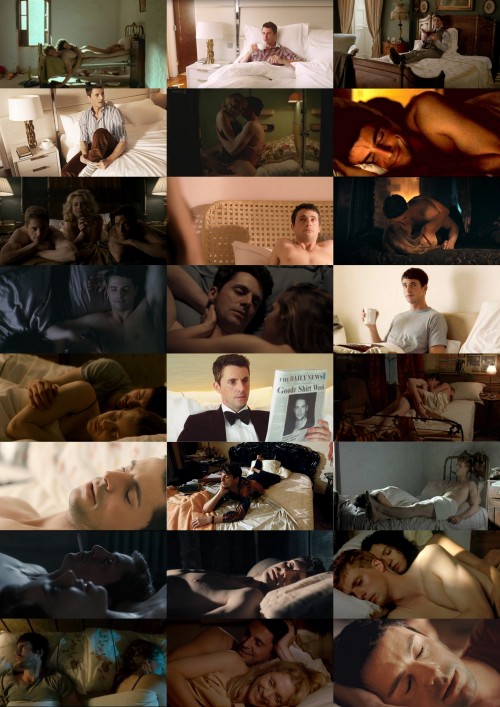 pleasereadmeok: Goode in bed? Matthew Goode in or on various beds. [Pic - Bed edits - spot