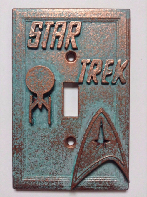 anais-ninja-blog: memecaptainsteverogers: geekstudio:Patina Light Switch Covers by Scicollectables M