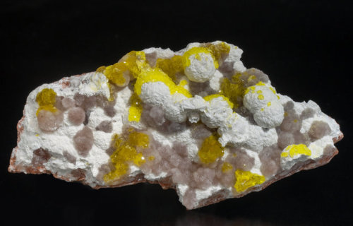 Jouravskite with Xonotlite and Hydroxyapophyllite-(K) - N'Chwaning III Mine, Northern Cape Province,