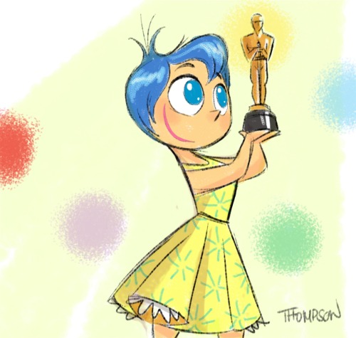 stevethompson-art:Congrats to the cast and crew of Inside Out on your big night. #oscars 