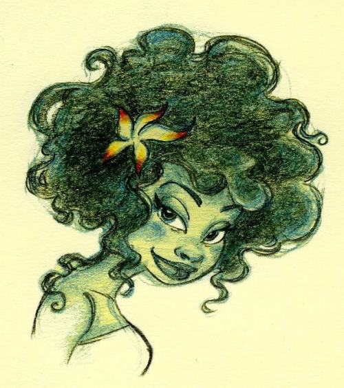 animationandsoforth:Tiana character designs for The Princess and the Frog