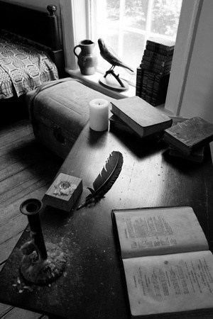  Edgar Allan Poe’s dorm room (a part of it) at University of Virginia.   I just