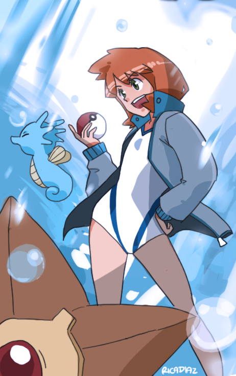 wonderfulworldofmoi:I really love Misty and Brock’s SoulSilver/HeartGold designs! plus i really real