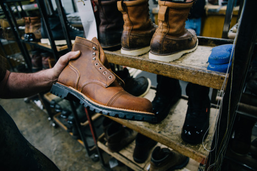 Red Wing — An Iron Ranger with lug sole....