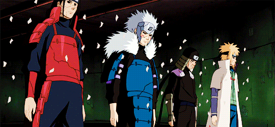 amelliwood:They who are all knowing. The previous Hokages!