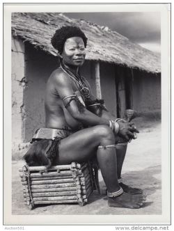 Vintagecongo:  Woman From The Lalia Tribe Of The Mongo Ethnic Group, Belgian Congo