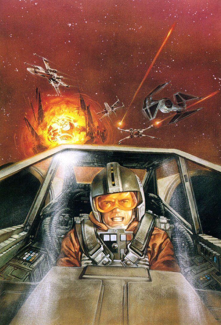 cybot-galactica:  Dave Dorman - X-wing Rogue Squadron - The Rebel Opposition 