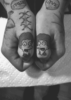 Rod and Todd fingertattoo 👌