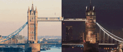 sixpenceee:  Views of London in the day vs.