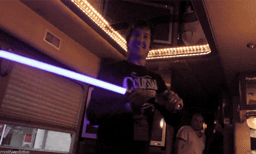 razorblade-scars:  austin carlile with a light saber. youre welcome. 