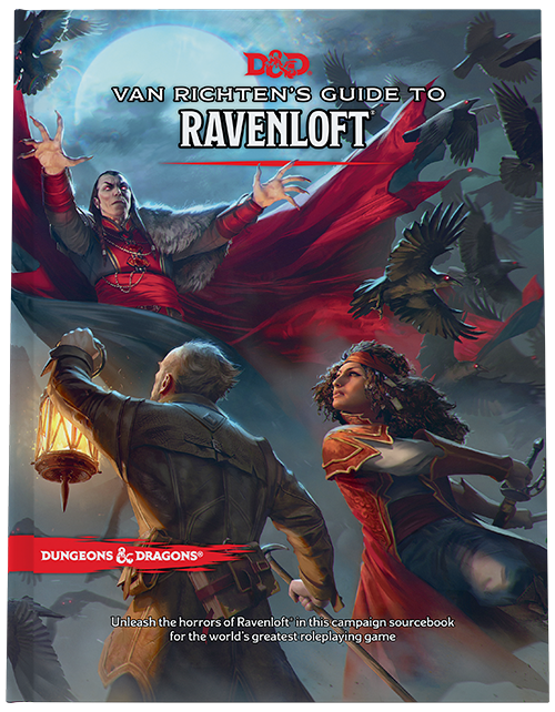 Next Tuesday (the 18th) is the release date for Van Richten’s Guide To Ravenloft!  I am so excited!