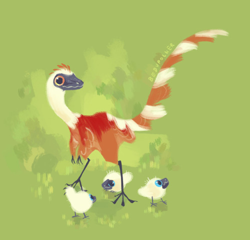 kasunshine: bedupolker: [breaks into science conference] OKAY so what if baby dinosaurs were fluffy 