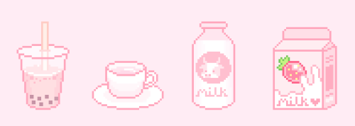 Bubble Tea Kawaii en PIXEL ART ! 