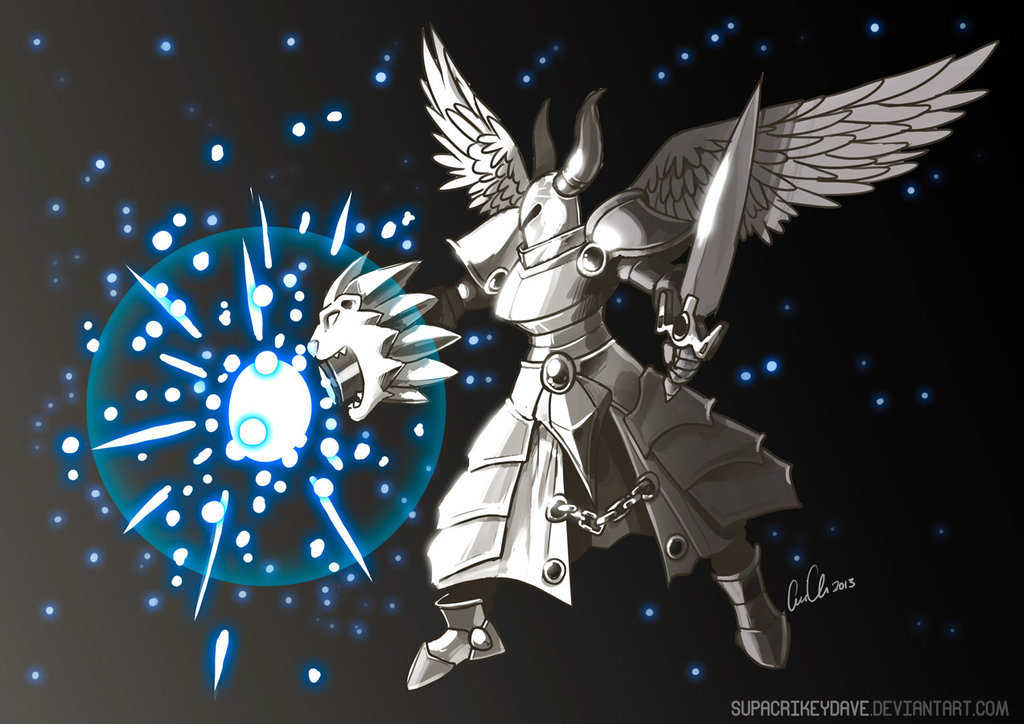 crikeydave:  Commission of Judgement from the Golden Sun series for Cody, aka.