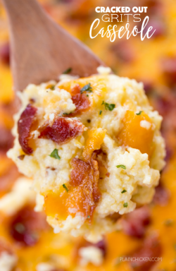 foodffs:  Cracked Out Grits CasseroleReally