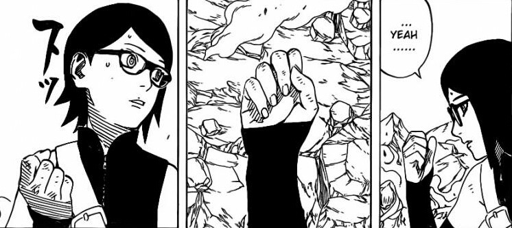 hoodieonline:  She definitely copied Sakuras move with the sharingan…. i mean look