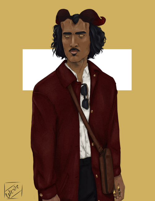 blackinquisitors:redesign of my new dnd character Vincent