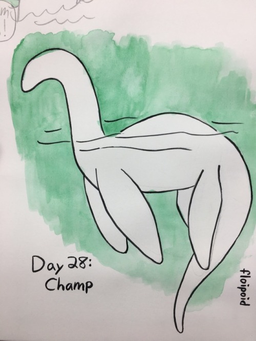 Inktober Day 28: Champ