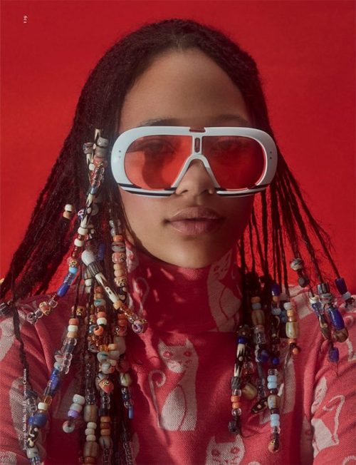 midnight-charm:Selena Forrest photographed by Roe Ethridge for Dazed Summer 2017