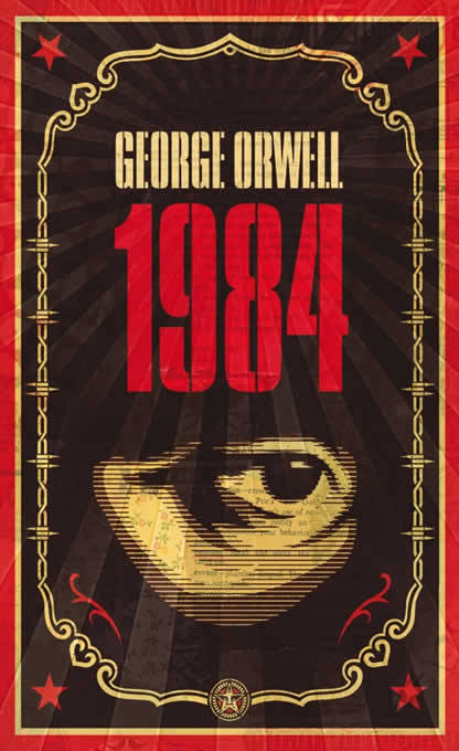 blablabooksbla:  “If you want a picture of the future, imagine a boot stamping on a human face—for ever.”  George Orwell, 1984 