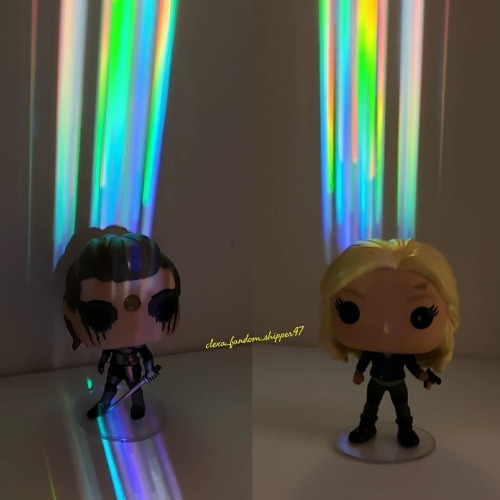 Lexa and Clarke showing their gayness for each other ♾ #lexa #clarke #clexa #clexapops #heda #wanhed