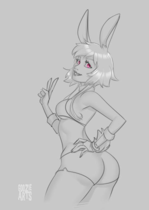 bbc-chan:  d-rex-art: A few artists friends and I ran a Bunny Art Jam over the past