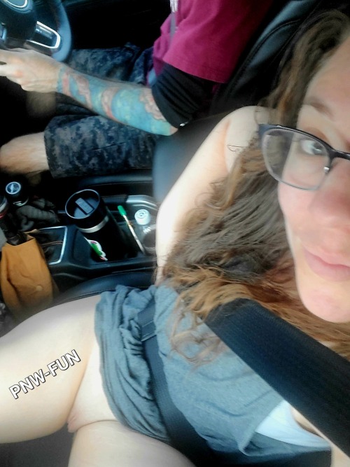 Out For A Drive With The Hubby... Teasing Is Always A Must. 😘 I'm Wondering If This Will Pass 🤔