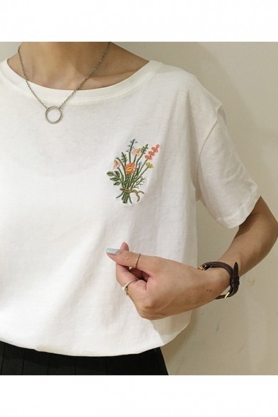 beautiful-kitty: Korean Fashion Tees  Floral Letter  //  Simple Letter   Japanese