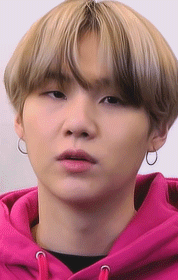 Yoongi + Pink 