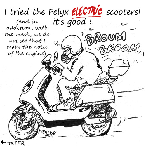 based one a true story (enfin deux: j’ai vraiment essayé un scooter électrique et je me suis vraimen