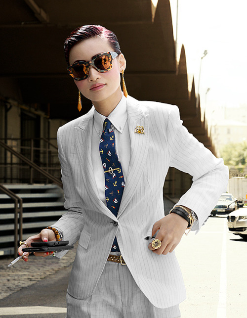 Madame Esther Quek, Group Fashion Director of The Rake and Revolution magazines (Middle East).