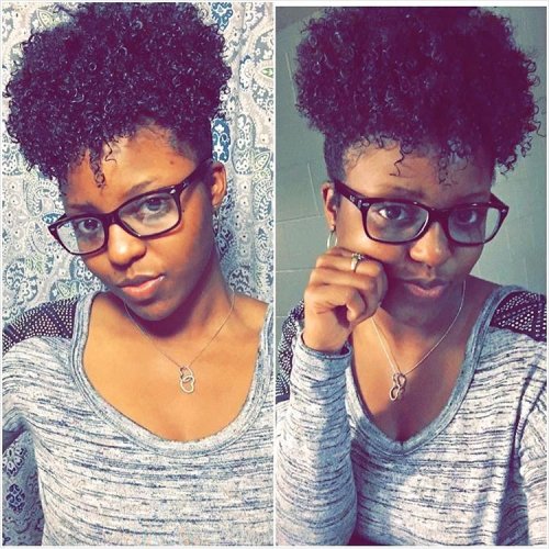 Puffs &amp; Pineapples @brooklynk03 #naturalchixs #naturalhair #naturals #natural #texture #team