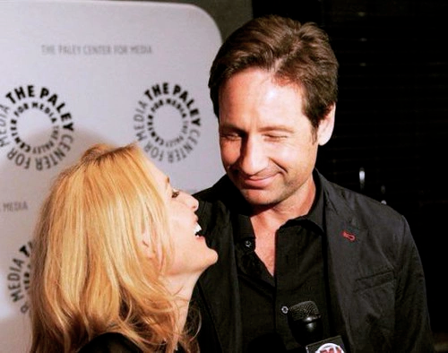 scully1964:  David and Gillian at Paley 