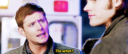#Dean’s smug smile tho   ( ๑‾̀◡‾́)σ»  