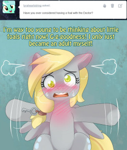 Lovestruck-Derpy:  S-Ss-S-Stop Making Me Think About It, It’s Embarrassing! [Today’s