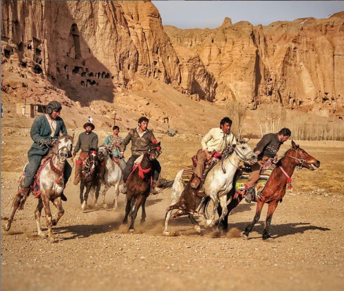 Buzkashi game in Bamyan, Afghanistan.Masoudnawabi