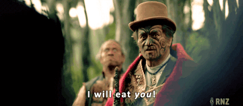 [image Description: 6 Gifs Stacked Vertically. The Gifs Depict A Māori Leader, Pōtatau Te Wherowhero,