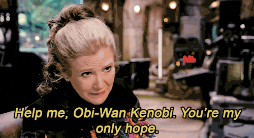 sofire-almond:princess-slay-ya:Carrie Fisher reciting the “Help me, Obi-Wan Kenobi”
