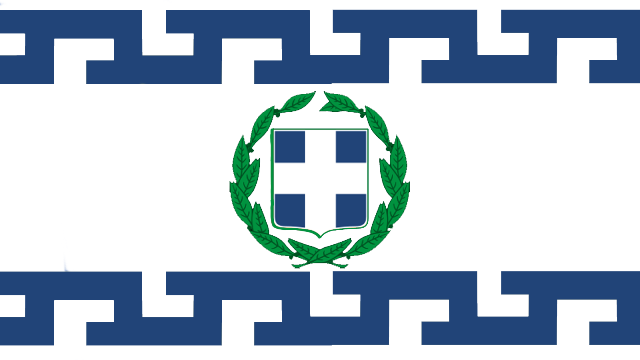 Alternate flag of Greece in stile of Izrael from /r/vexillology
Top comment: Style*. No offence. Nice flag though.