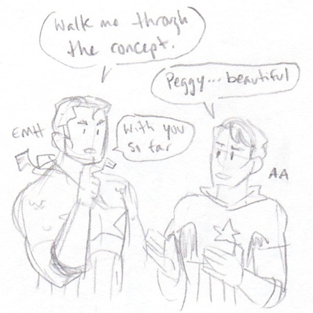 dakt37:More little one-off Pan-Reality Meetings doodles, this time with Steves (and a Pepper). Not s
