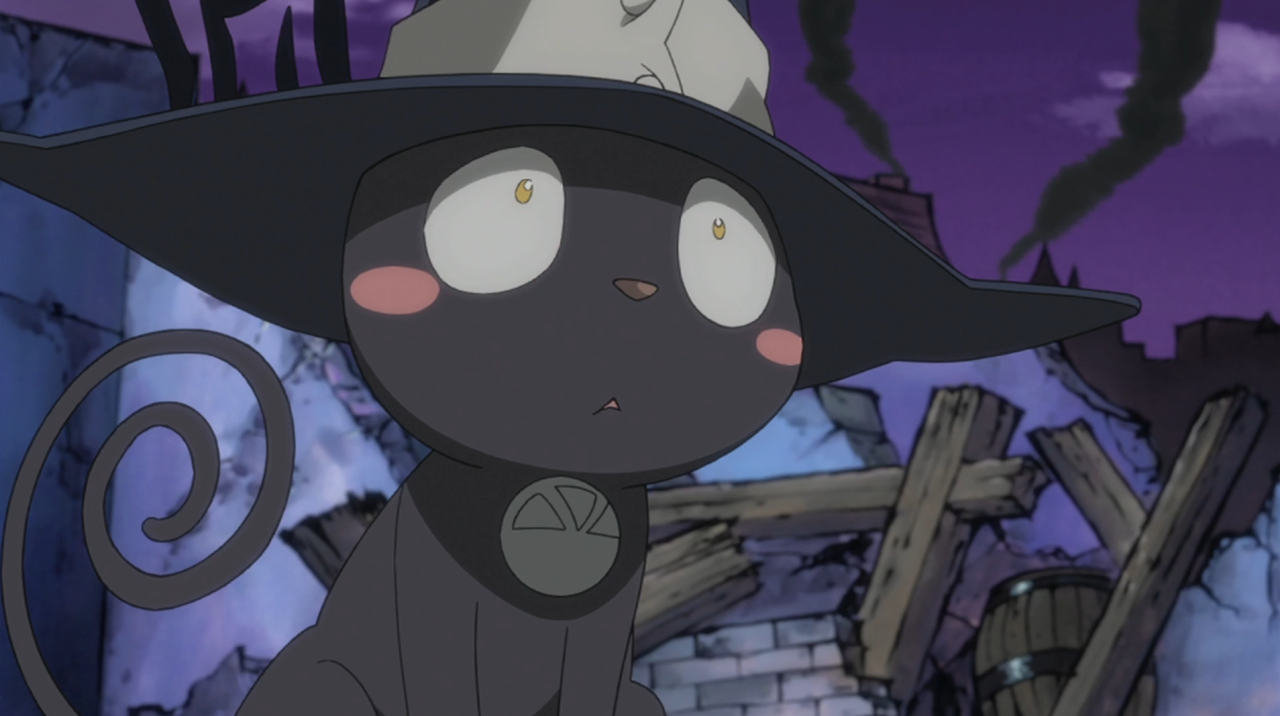 Soul Eater Screencaps — Blair (Soul Eater Episodes 1 and 21)