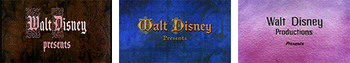 kateausten:  Disney Opening Credits (Snow White-Brother Bear) 