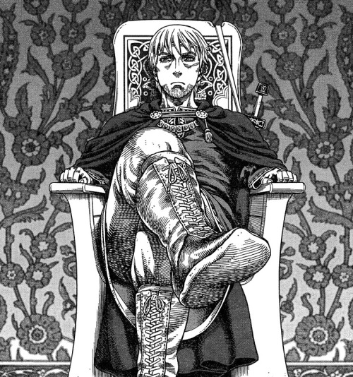 A king on his throne