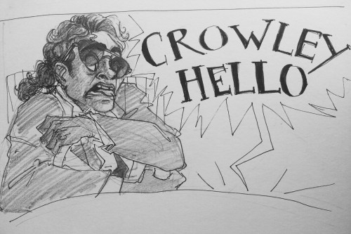 thecojsz:old-manrupee wanted Crowley’s face with his favourite and least favourite songs coming on. 