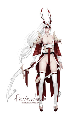 feversea:  Blood Moon Diana nsfw vers, for