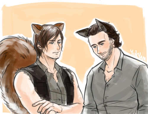 yukyam:Rick &amp; Daryl  Animal story …..