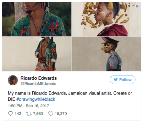 buzzfeed: This Artist (@sparklyfawn) Started An Important Hashtag So Black Artists Can Get The Recog