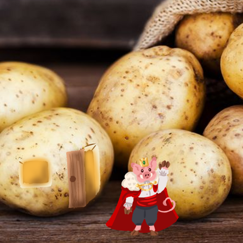 If Technoblade Is Tiny Enough Can He Live In A Carved Potato House?